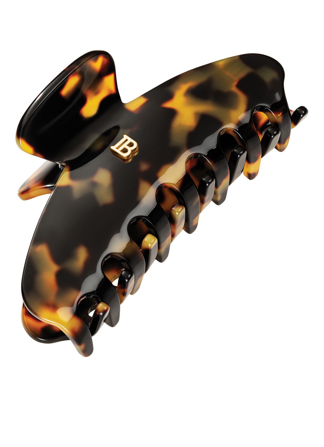 Balmain Hair Cellulose Acetate haarklem medium - voorkant 2 abrikoos