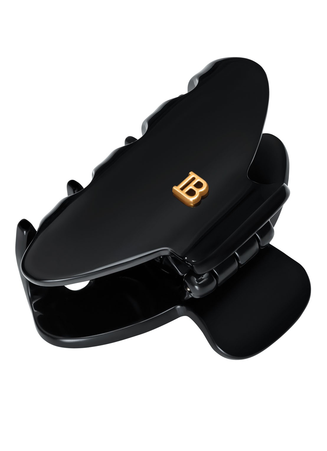 Balmain Hair Cellulose Acetate haarklem small - voorkant 2 zwart