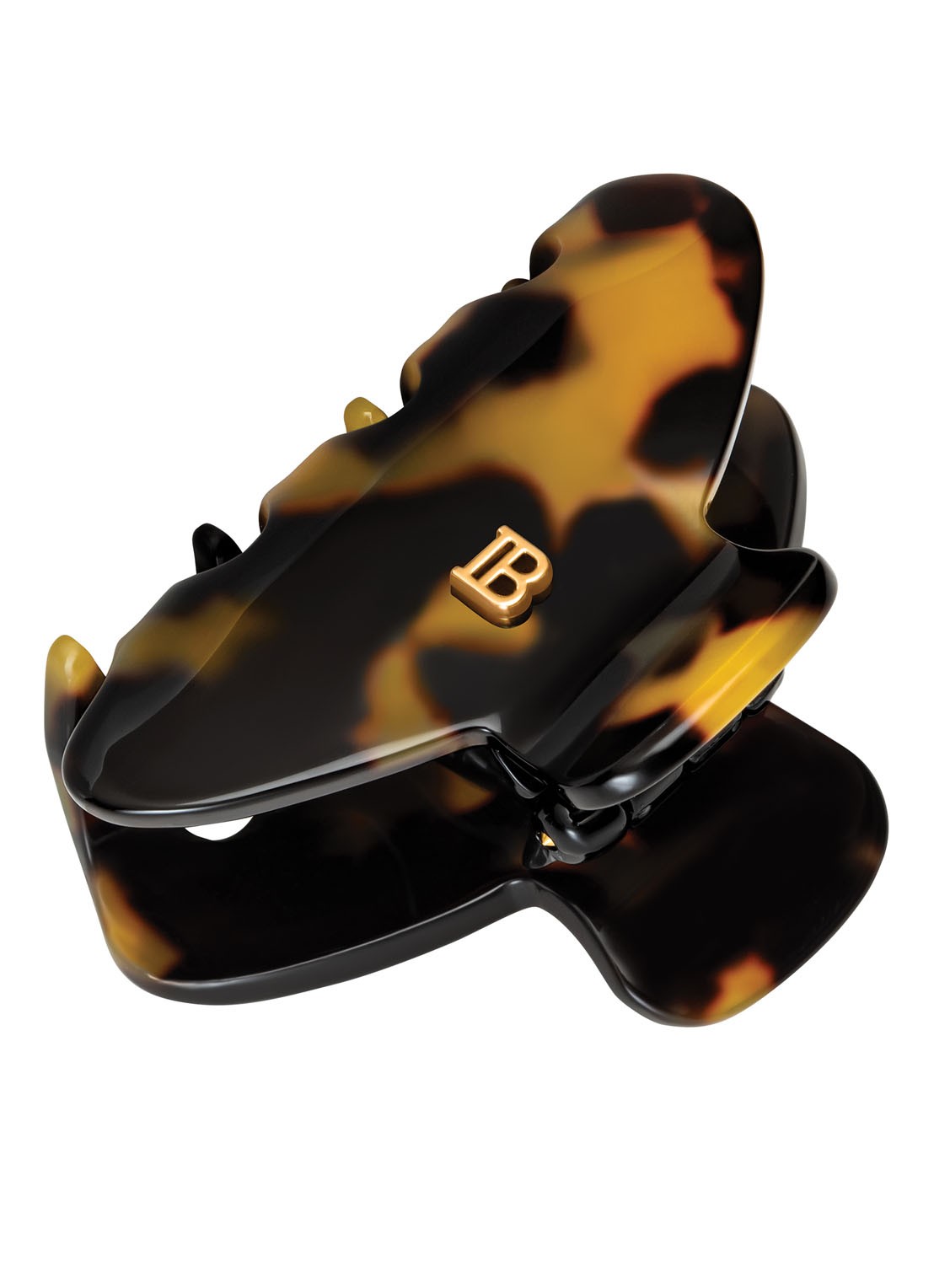Balmain Hair Cellulose Acetate haarklem small - voorkant 2 abrikoos