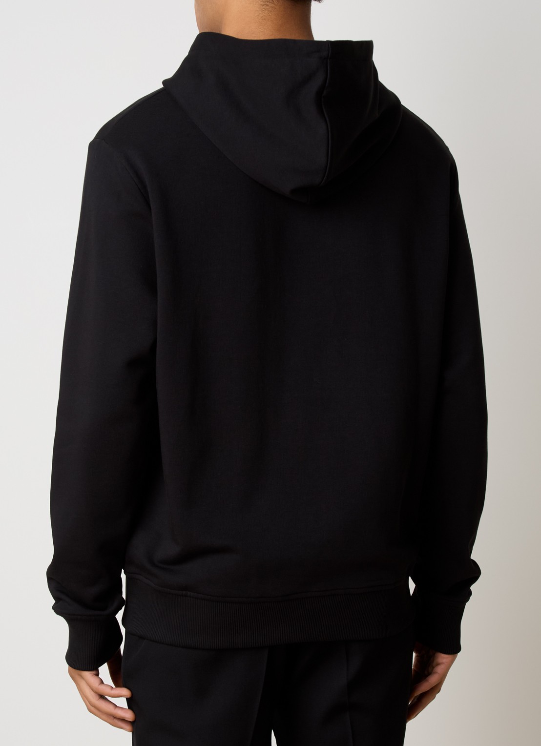 Balmain Hoodie met logoprint - achterkant 6 zwart