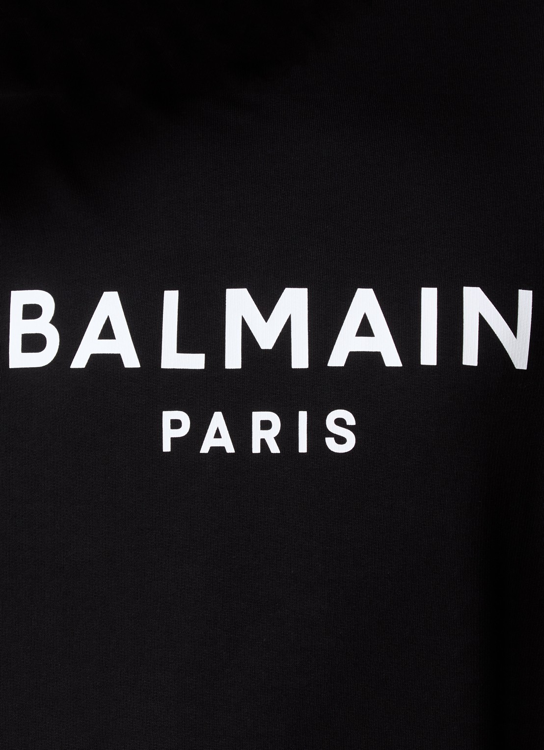Balmain Hoodie met logoprint - detail 3 zwart