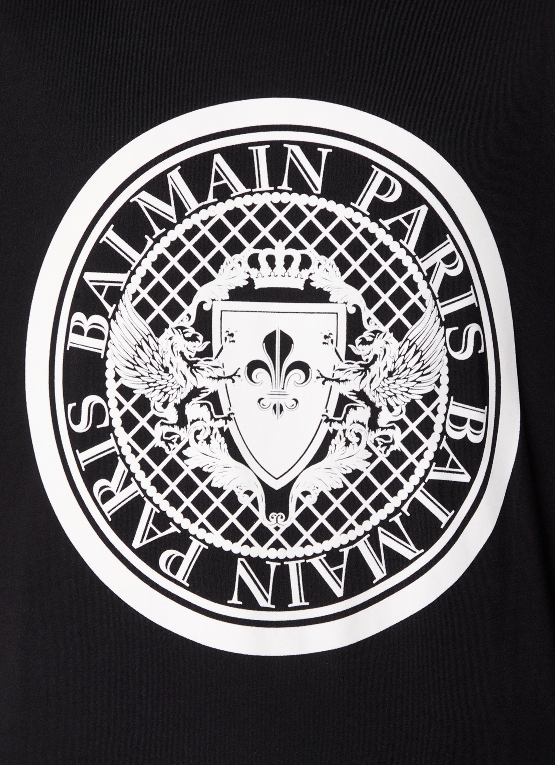 Balmain T-shirt met logoprint - detail 5 zwart