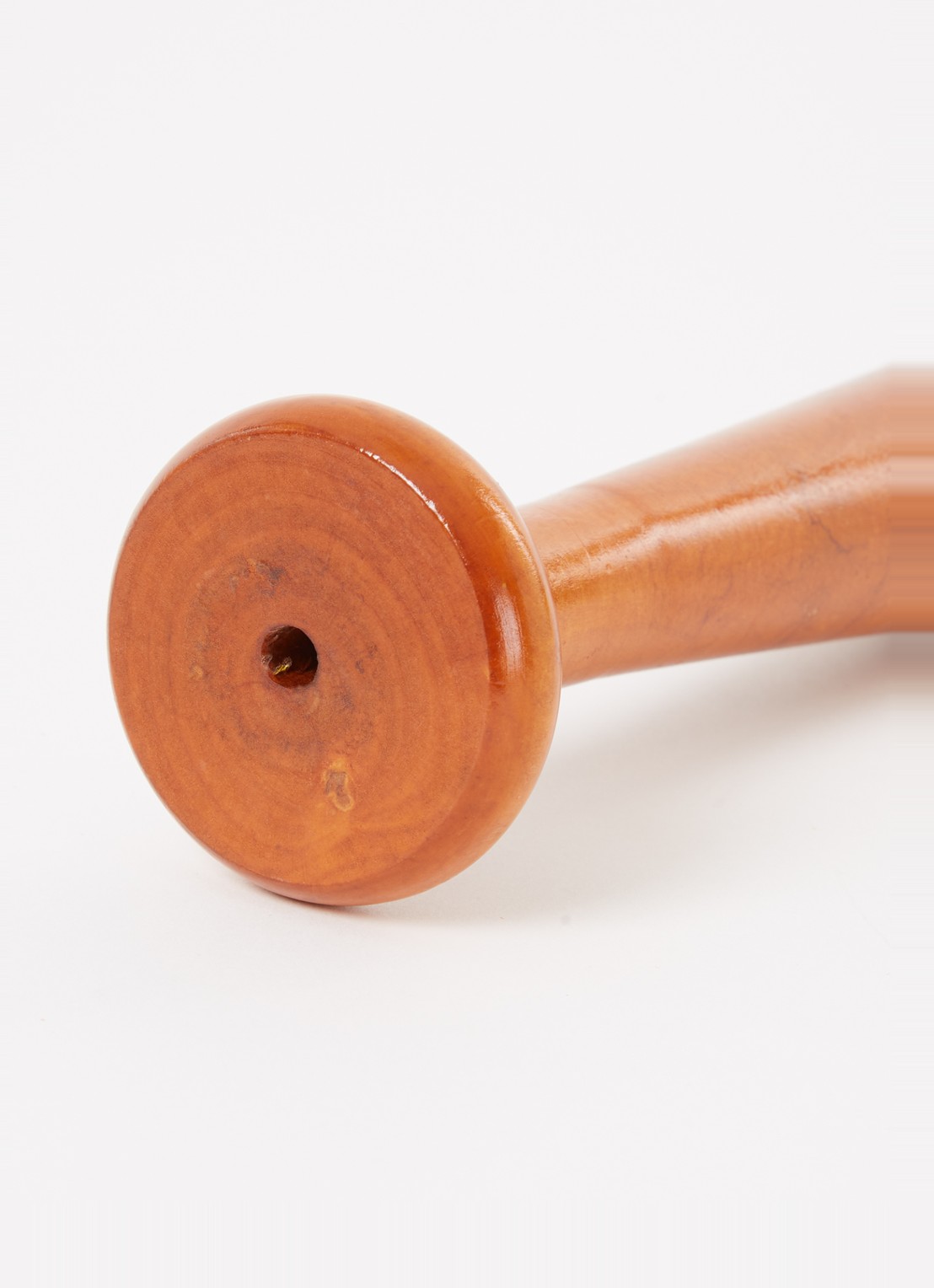 BamBam Doptone luistertoeter van hout - voorkant 2 bruin