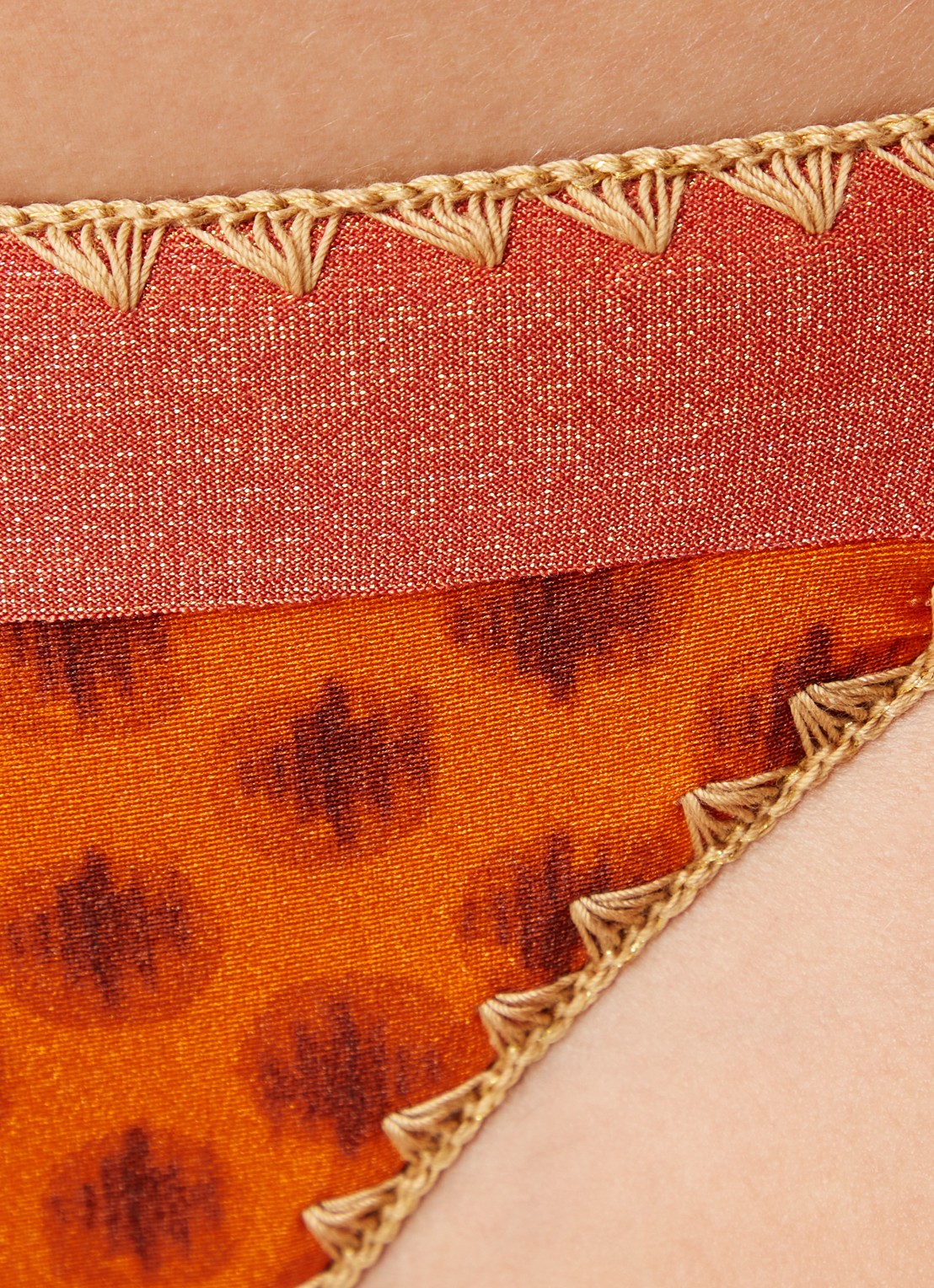 Banana Moon Blika bikinislip met lurex - detail 5 oranje