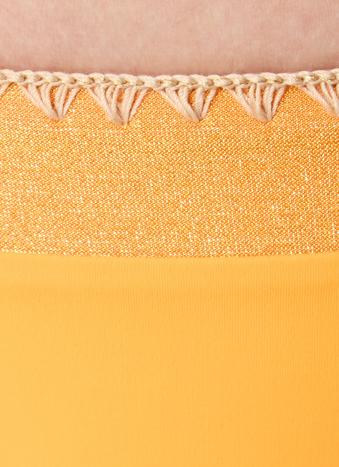 Banana Moon Blika Nazca tanga bikinislip met lurex - detail 4 oranje