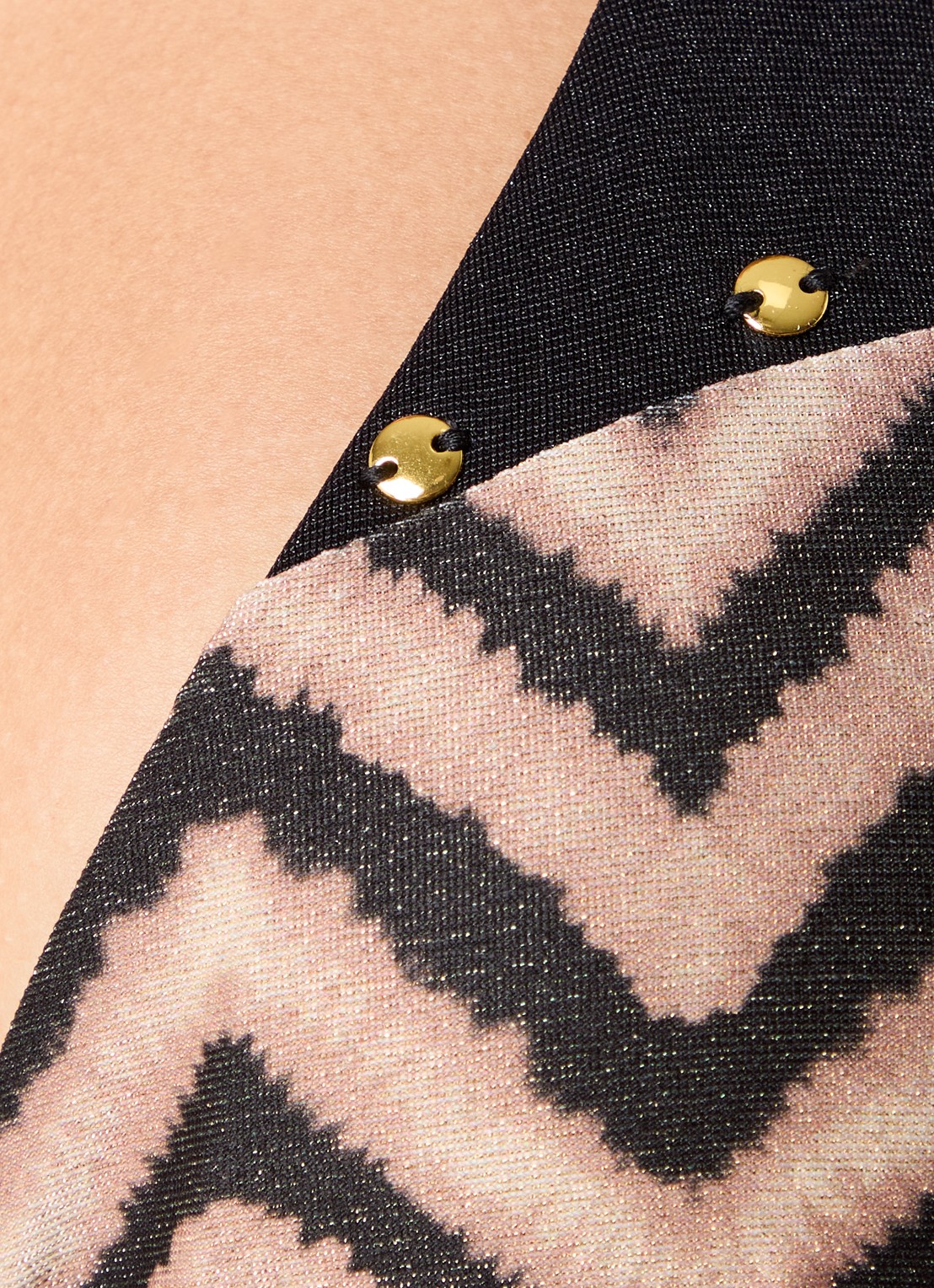 Banana Moon Bosco Sylmar triangel bikinitop met uitneembare vulling - detail 4 zwart