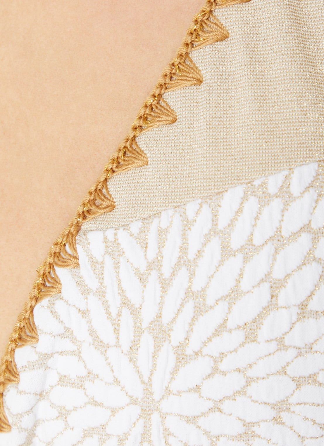 Banana Moon Boscoblika Avel bikiniset met print en lurex - detail 5 wit