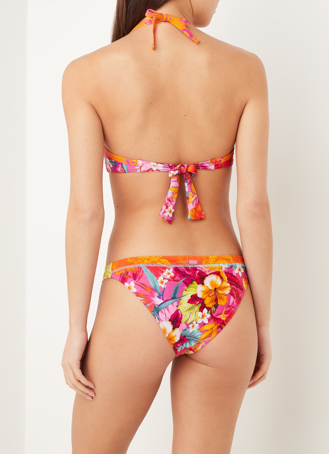 Banana Moon Eyro Sunrise voorgevormde bandeau bikinitop - achterkant 4 roze