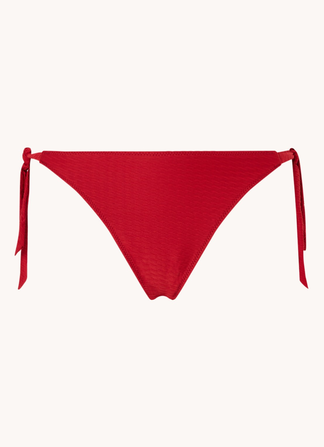 Banana Moon Romeo Dasia bikinislip met structuur - voorkant 3 steenrood