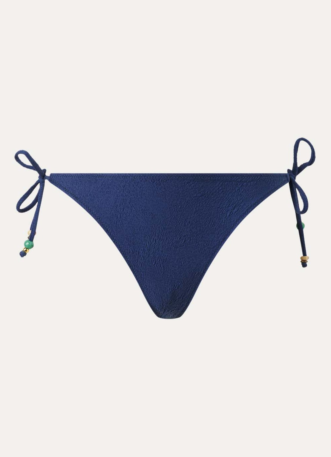 Banana Moon Tosca bikinislip met structuur - voorkant donkerblauw