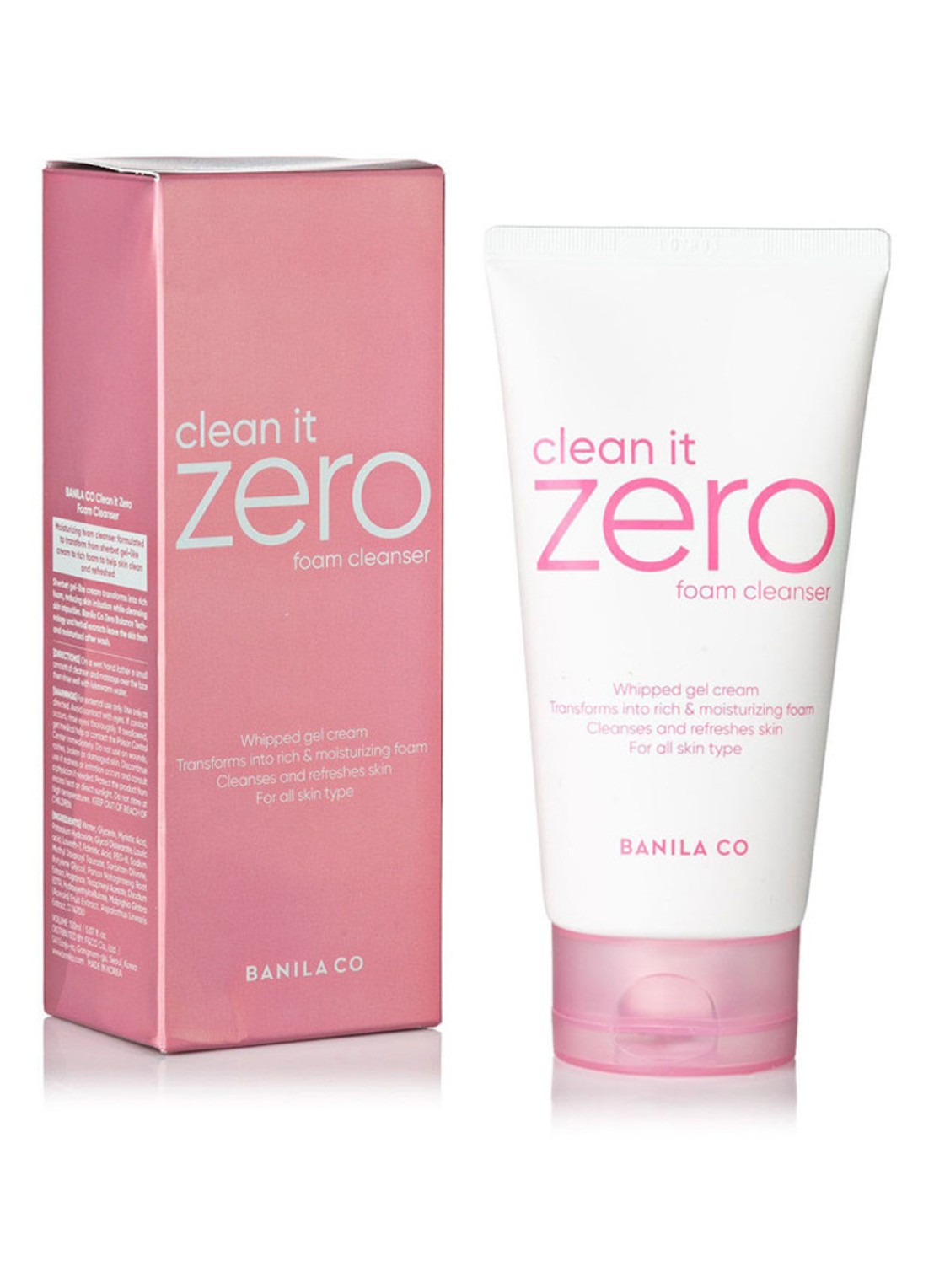 Banila Co Clean It Zero Foam Cleanser - reinigingsschuim - voorkant 2 undefined