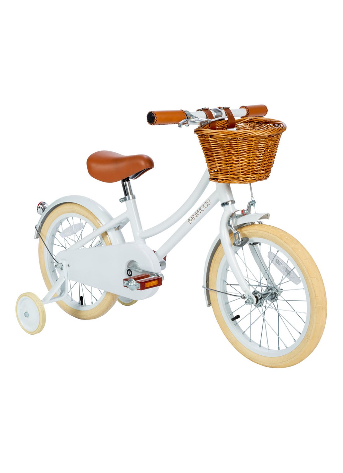 Banwood Classic fiets - detail 3 wit