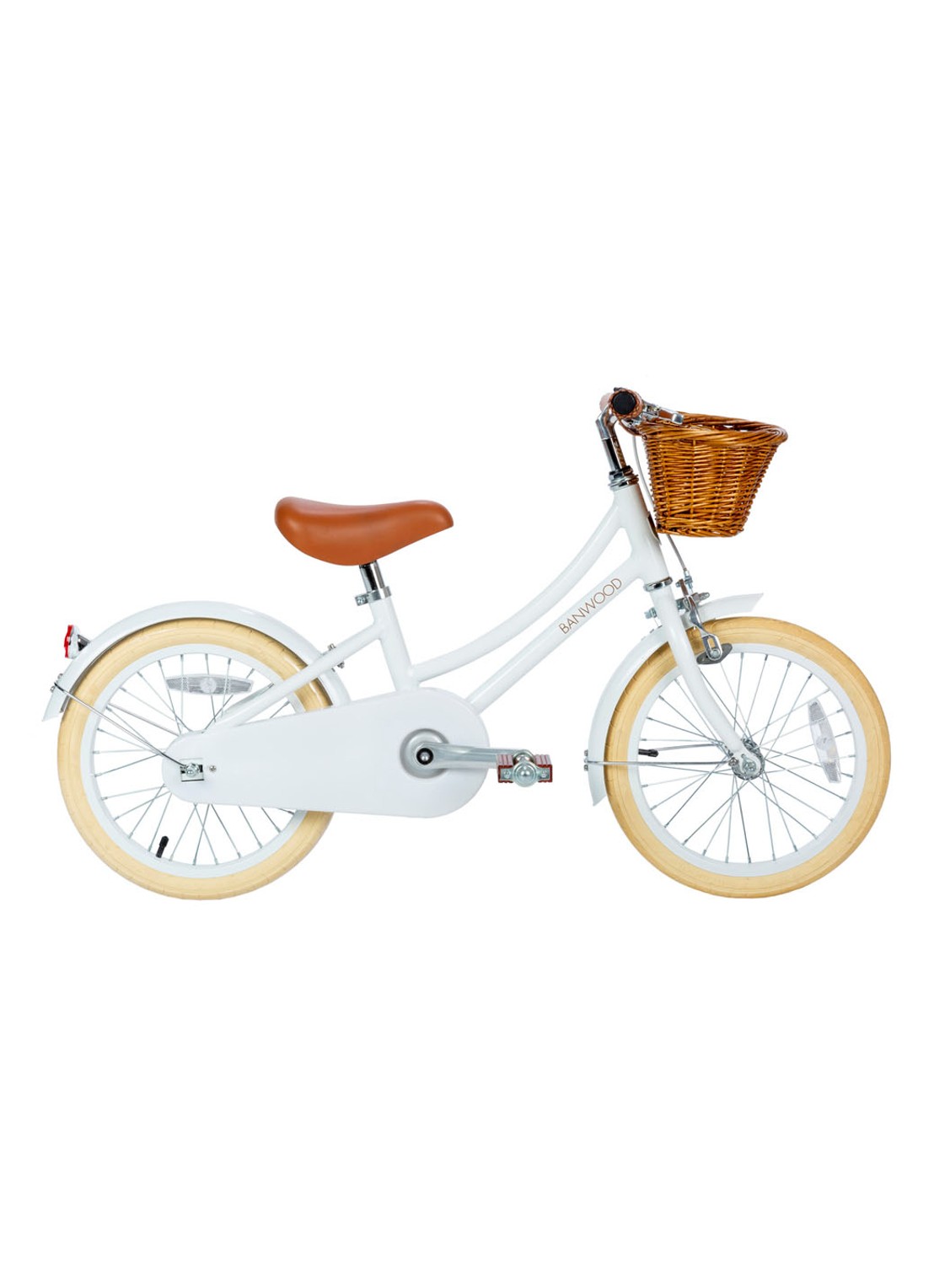Banwood Classic fiets - voorkant 7 wit