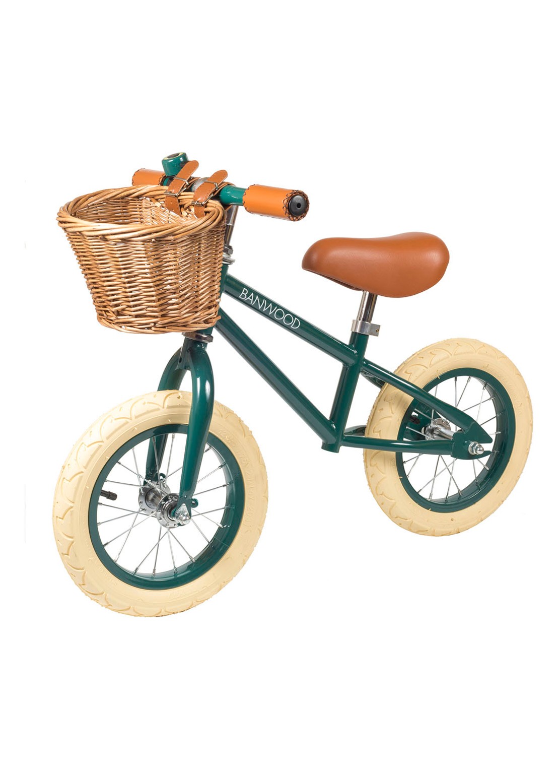 Banwood First Go kinderloopfiets - achterkant 3 donkergroen