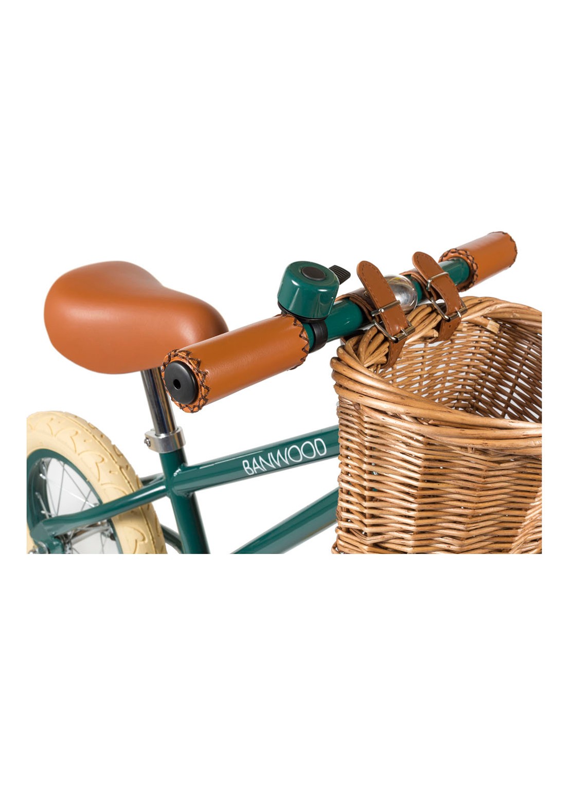 Banwood First Go kinderloopfiets - detail 4 donkergroen
