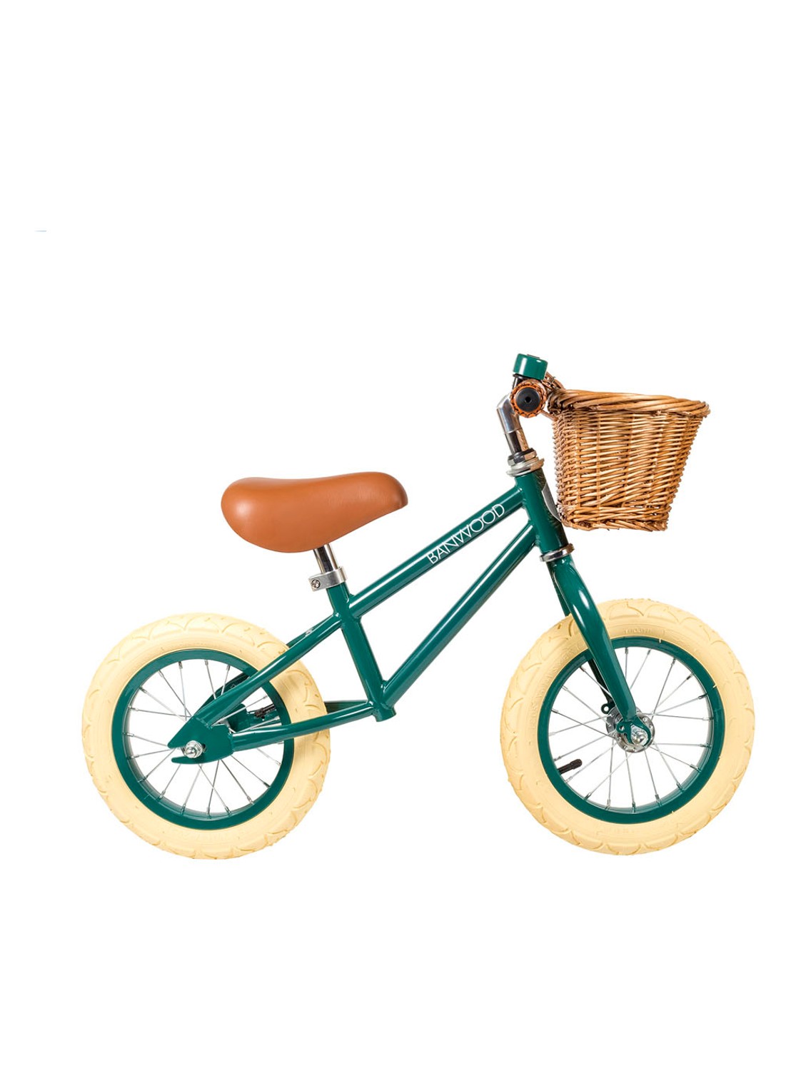Banwood First Go kinderloopfiets - voorkant donkergroen