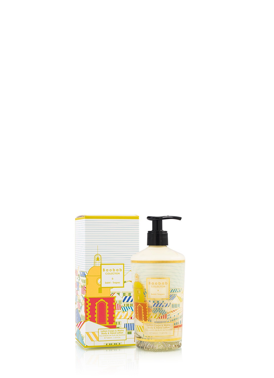 Baobab Collection À Saint-Tropez body- & handlotion 350 ml  - voorkant multicolor