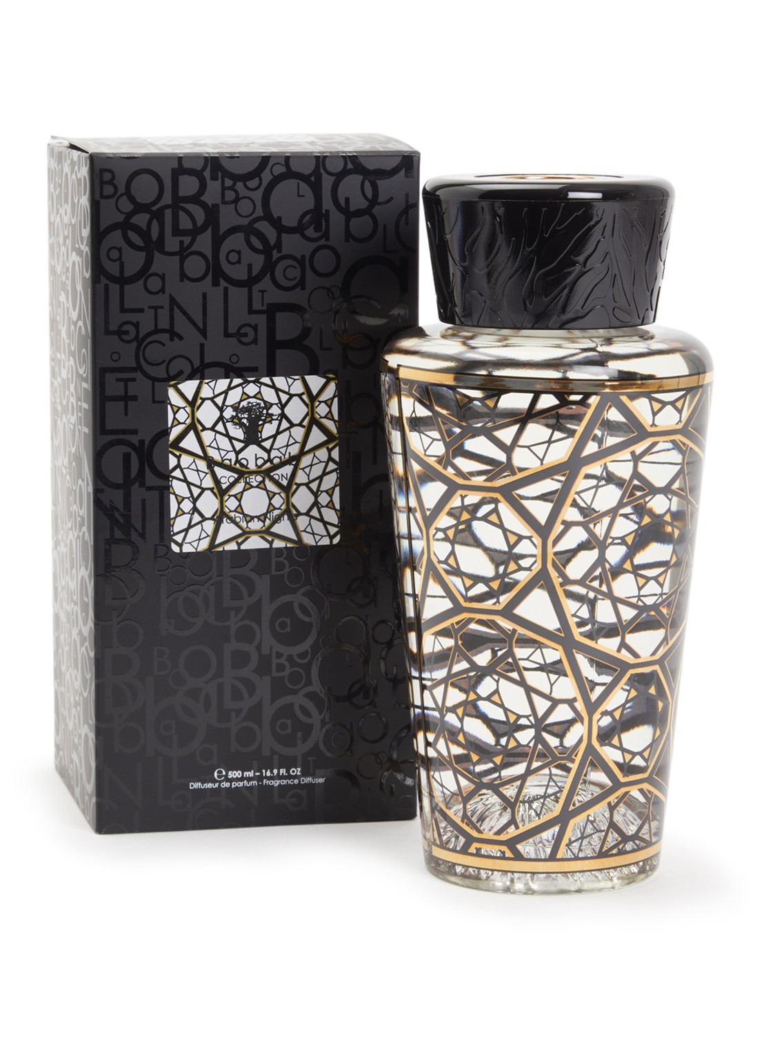 Baobab Collection Arabian Nights diffuser 50 cl  - voorkant zwart