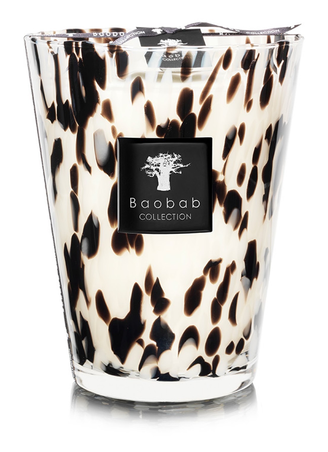Baobab Collection Black Pearls Max 24 geurkaars 3 kg - voorkant 3 zwart