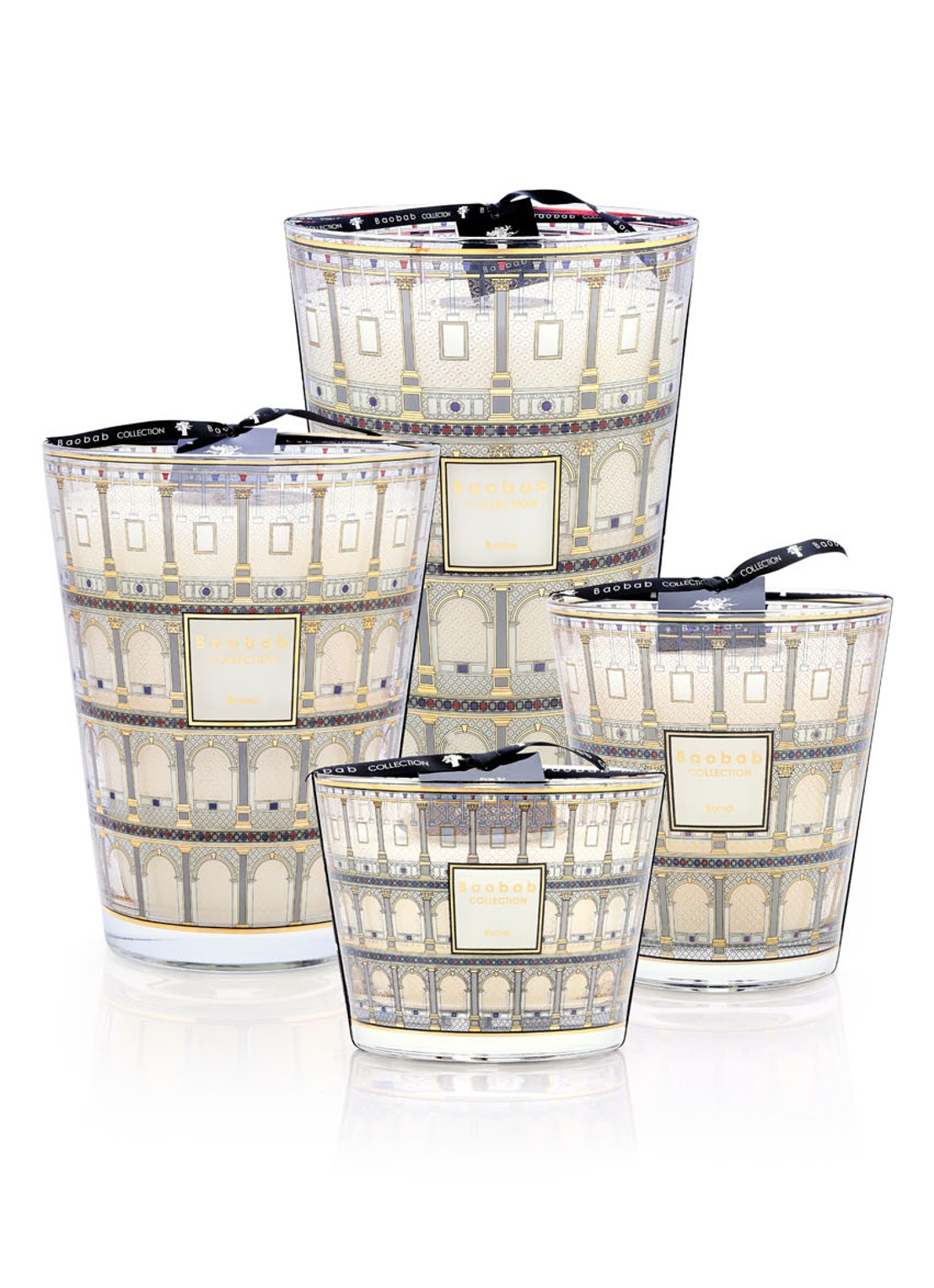 Baobab Collection Cities Roma Max 24 geurkaars 3 kg - voorkant 7 multicolor