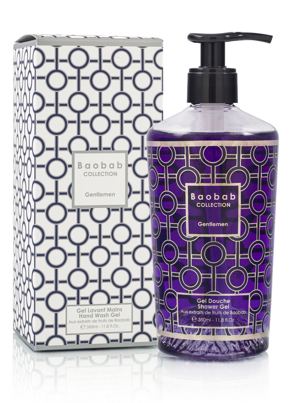 Baobab Collection Gentlemen Showergel - douchegel - voorkant paars