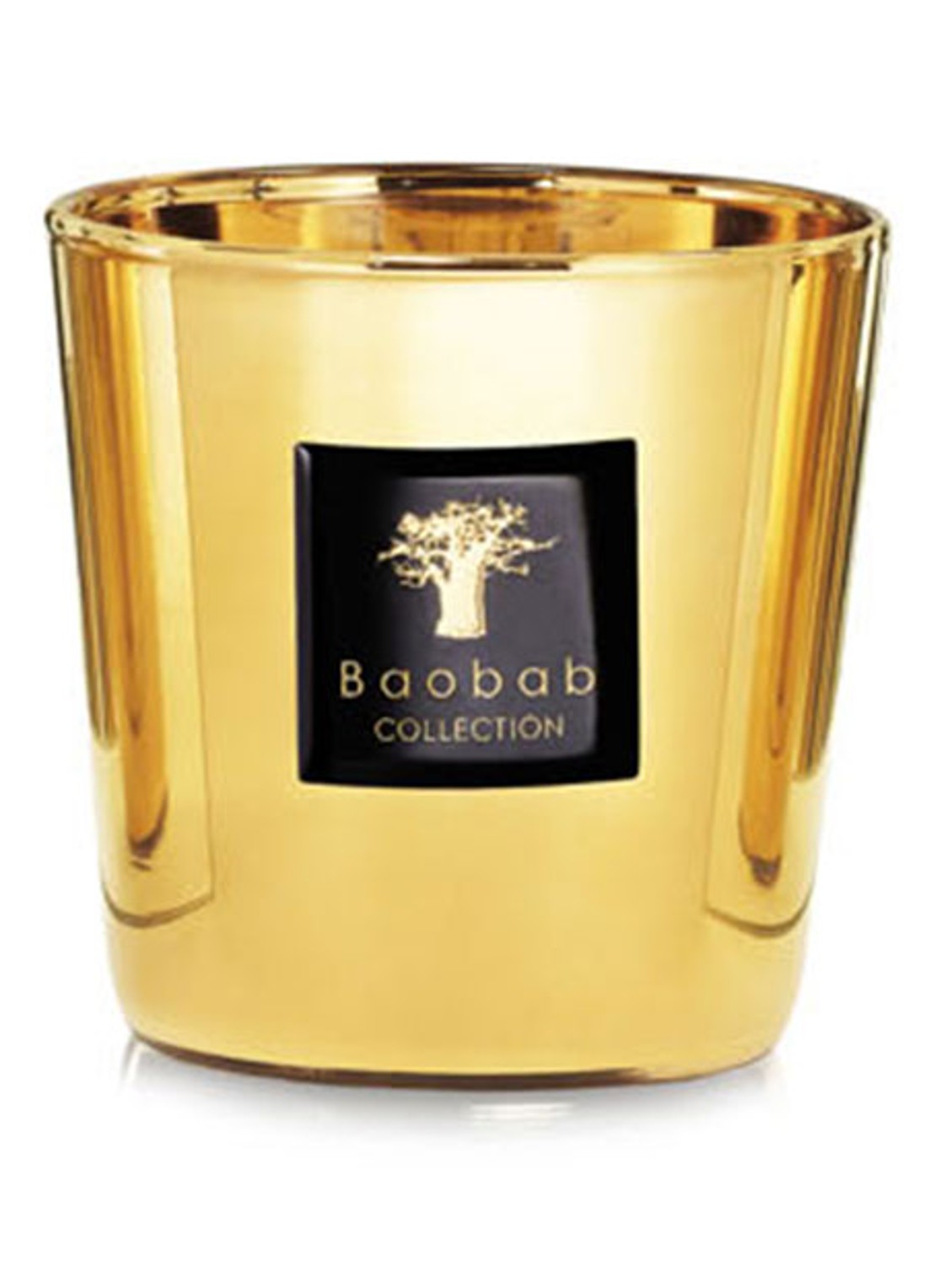 Baobab Collection Les Exclusives Aurum Max 1 geurkaars 190 gram - voorkant goud
