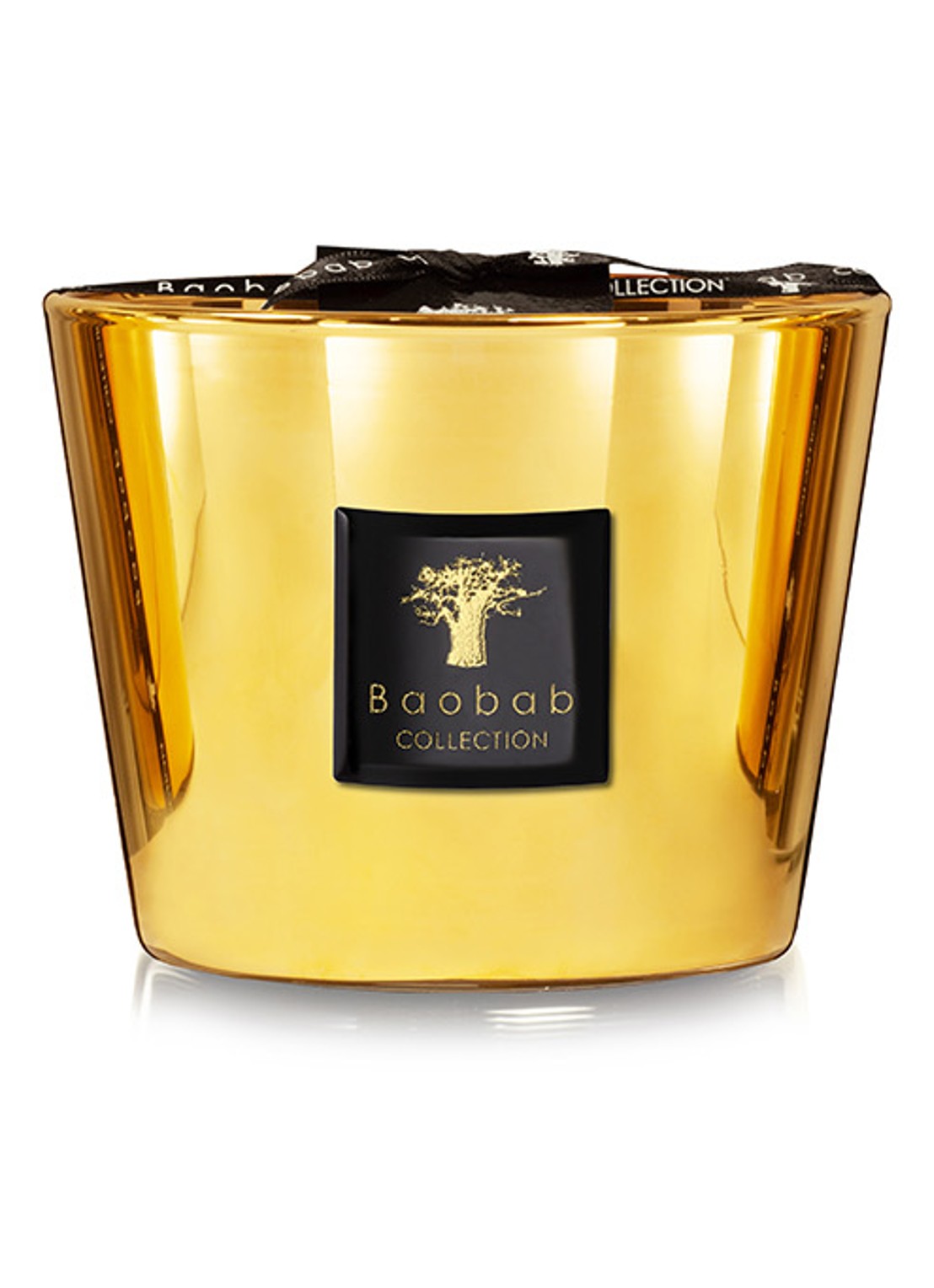Baobab Collection Les Exclusives Aurum Max 10 geurkaars 500 gram - voorkant goud