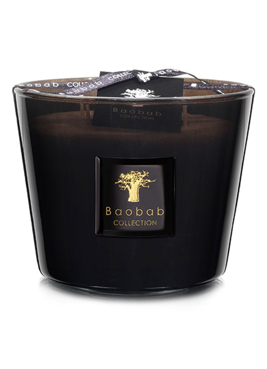 Baobab Collection Les Prestigieuses Encre de Chine Max 10 geurkaars 500 gram - voorkant 2 zwart