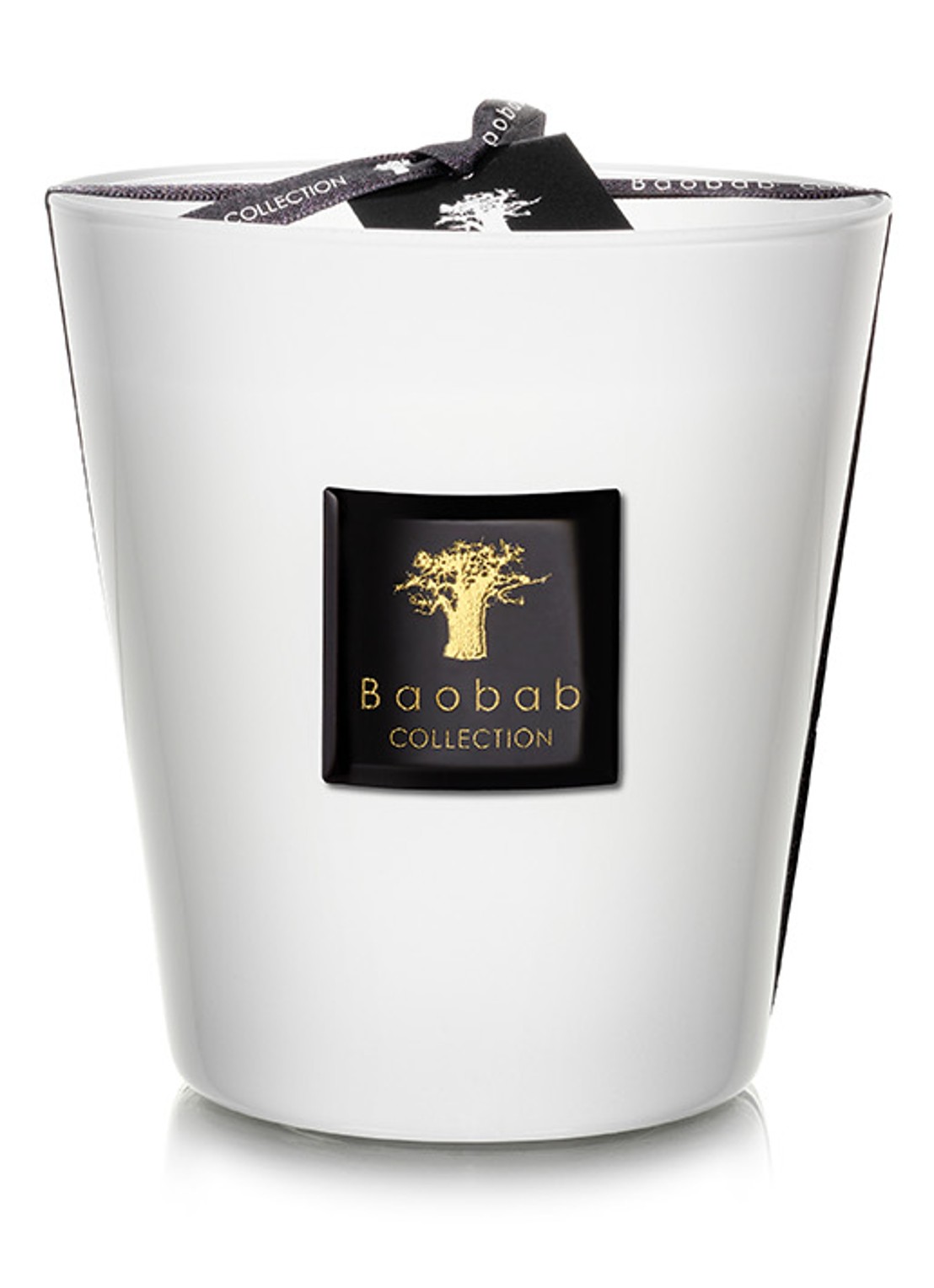 Baobab Collection Les Prestigieuses Pierre de Lune Max 16 geurkaars 1,1 kg - voorkant wit