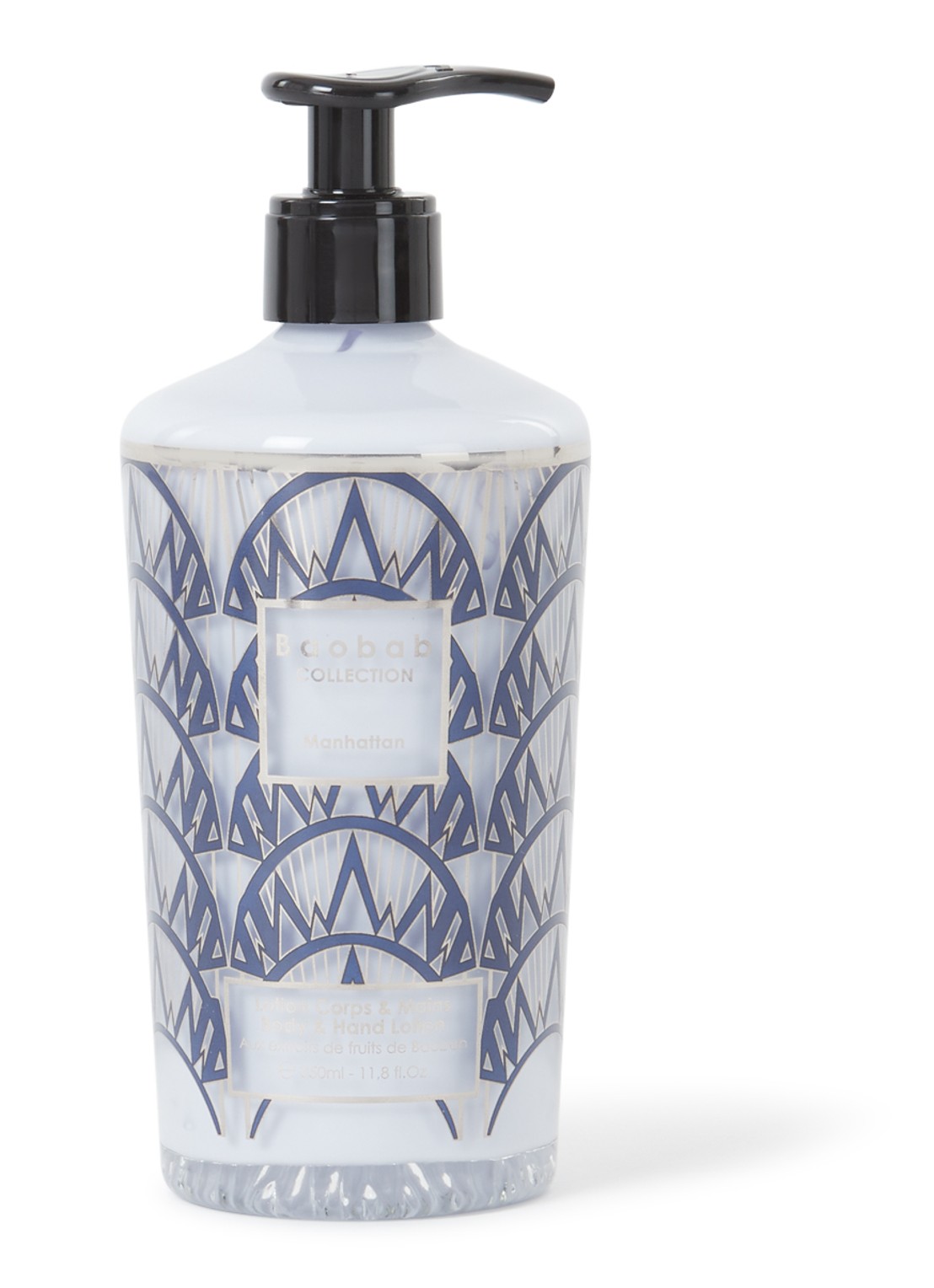 Baobab Collection Manhattan body- & handlotion 350 ml  - voorkant 3 blauw