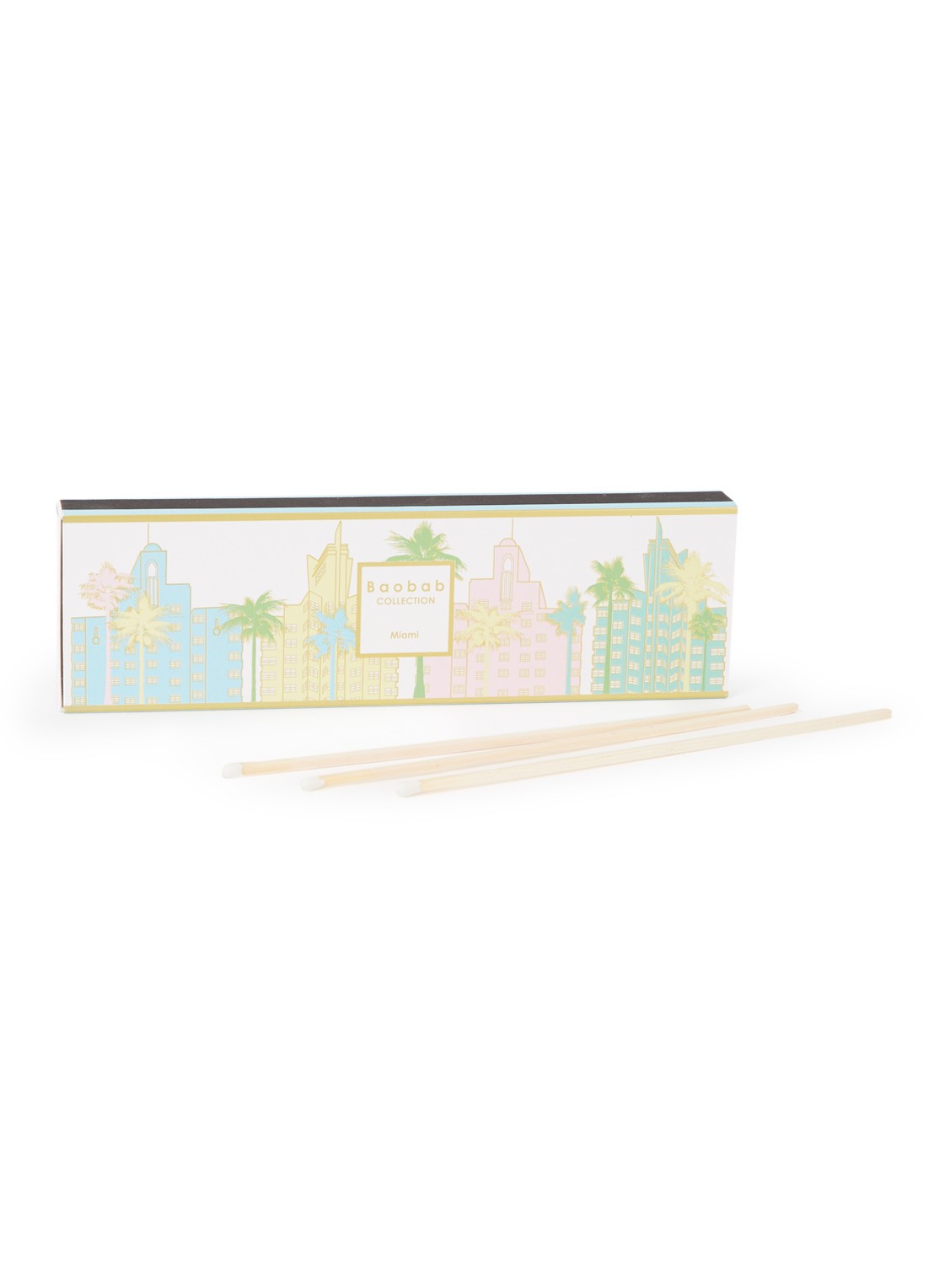Baobab Collection My First Baobab Cities Miami lucifers - voorkant lindegroen