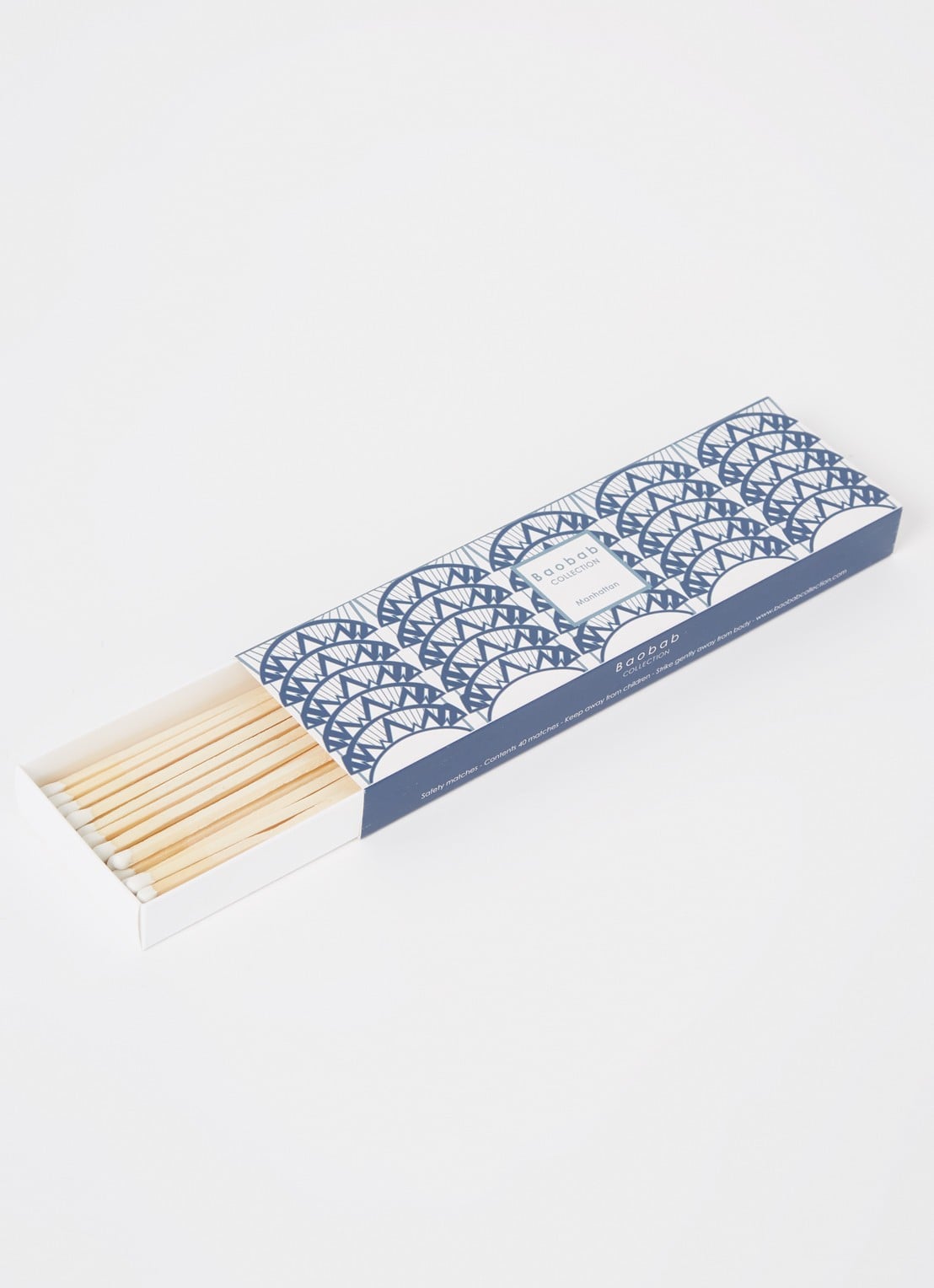Baobab Collection My First Baobab Manhattan lucifers - voorkant 2 blauw