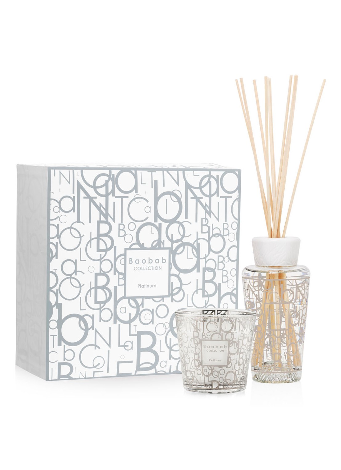Baobab Collection My First Baobab Platinum- geurset - voorkant 2 grijs