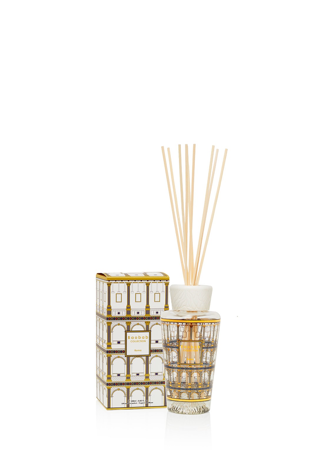 Baobab Collection My First Baobab Roma geurstokjes 250 ml - voorkant transparant