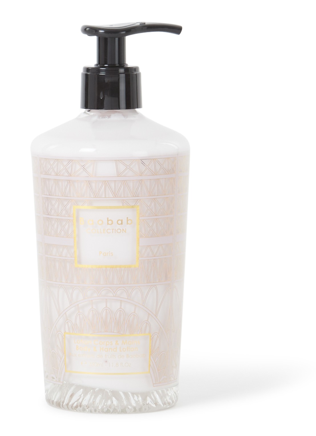 Baobab Collection Paris body- & handlotion 350 ml  - voorkant 3 lichtroze