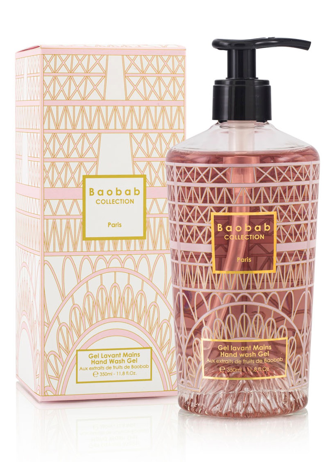 Baobab Collection Paris - handzeep - voorkant roze