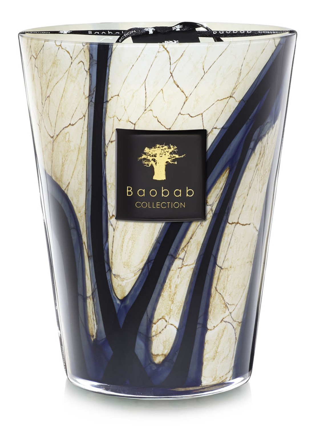 Baobab Collection Stones Lazuli Max 24 geurkaars 3 kg - voorkant beige