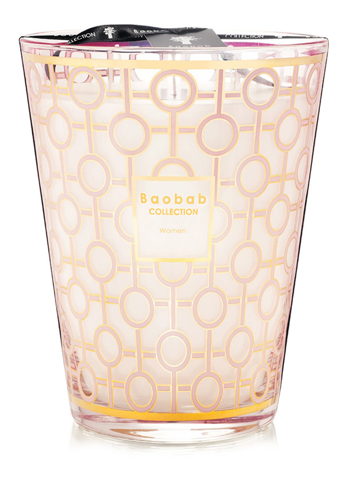 Baobab Collection Women Max 24 geurkaars 3 kg - voorkant 2 roze