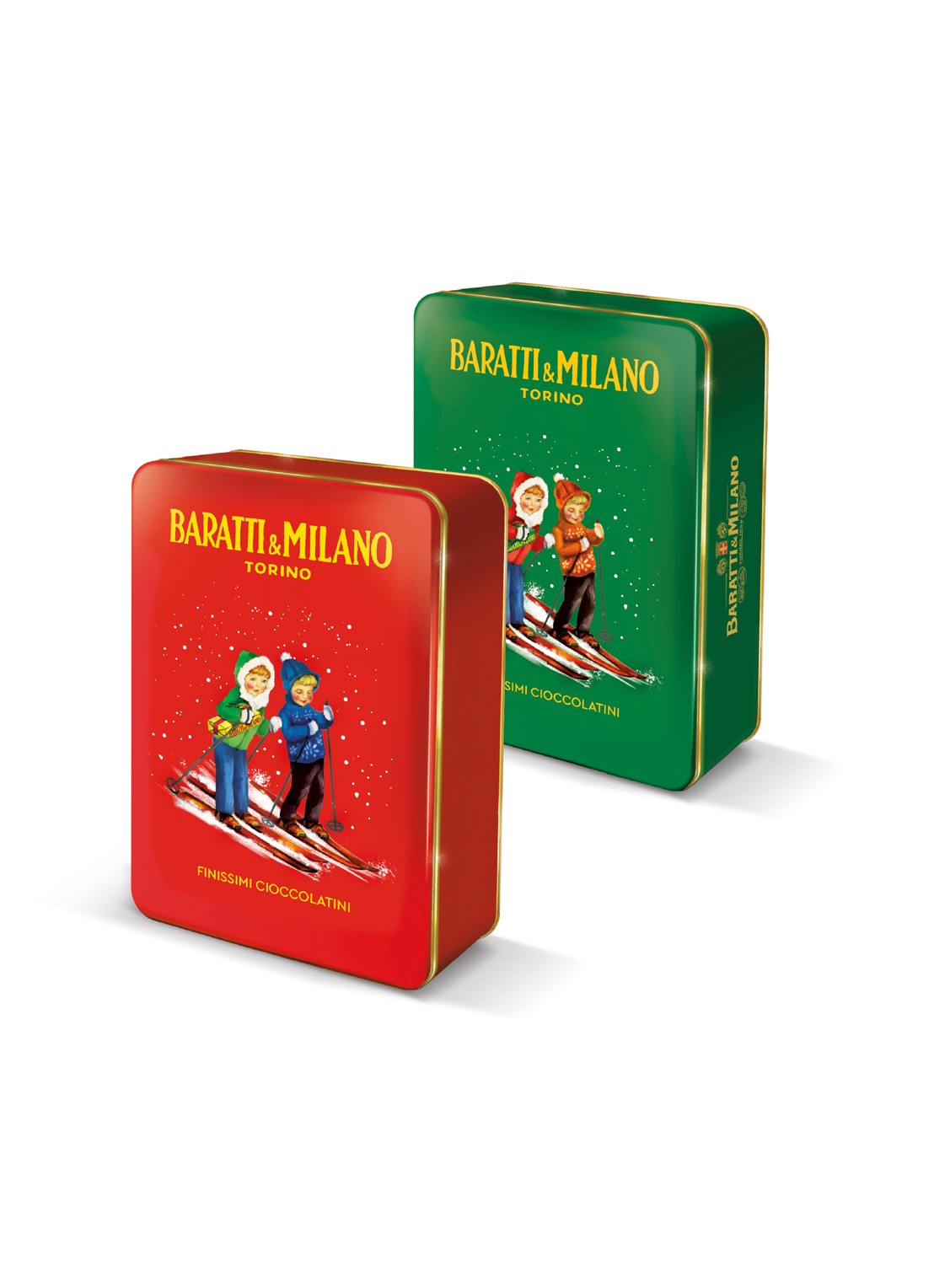 Baratti & Milano Chocolade pralines in blik 90 gram - voorkant undefined