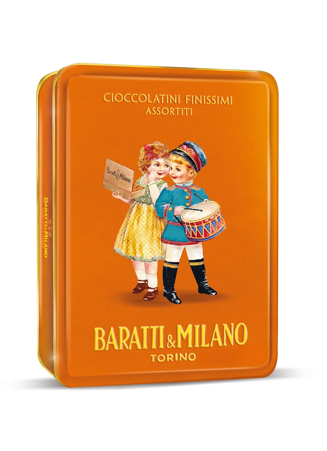 Baratti & Milano Historical chocolade bonbons in blik 300 gram - voorkant undefined