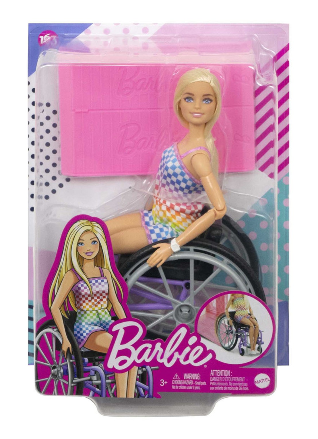 Barbie Barbie Fashionistas Weelchair pop - voorkant 2 undefined