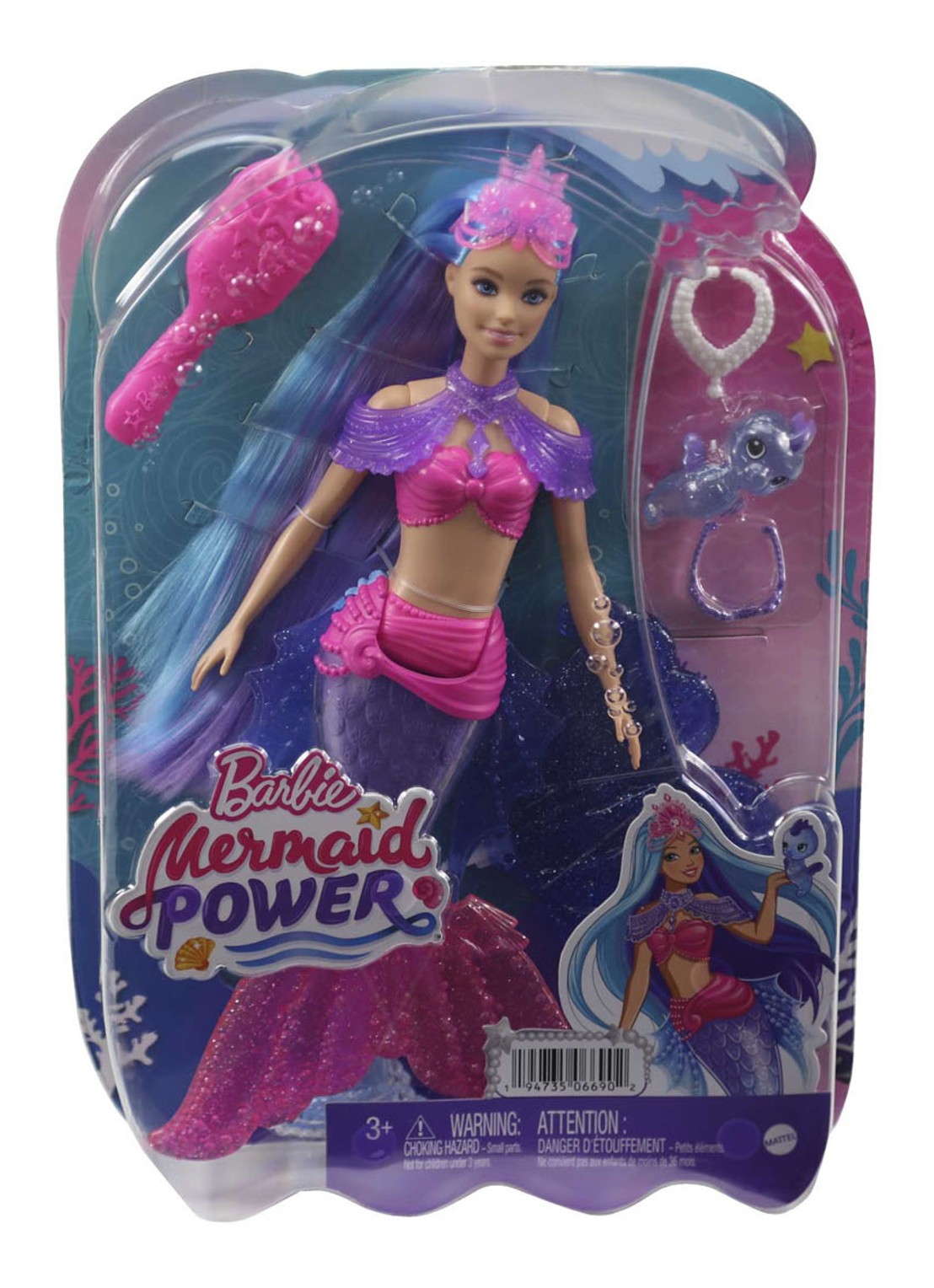 Barbie Dreamtopia zeemeermin pop - voorkant 2 multicolor