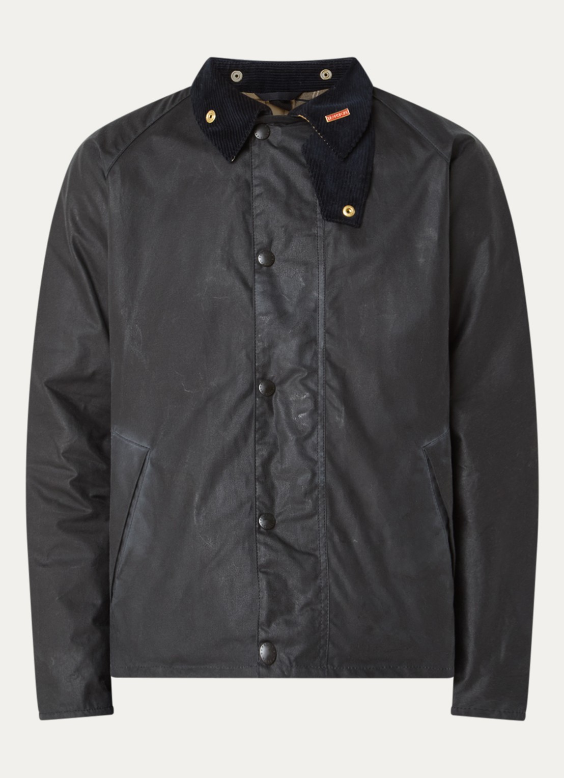 Barbour Icons barn jack met steekzakken - voorkant donkerblauw