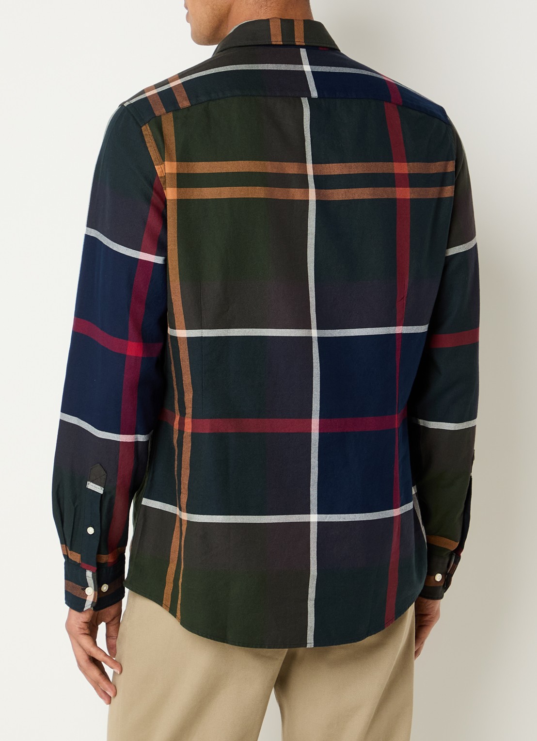 Barbour Overhemd met ruitdessin - achterkant 2 groen