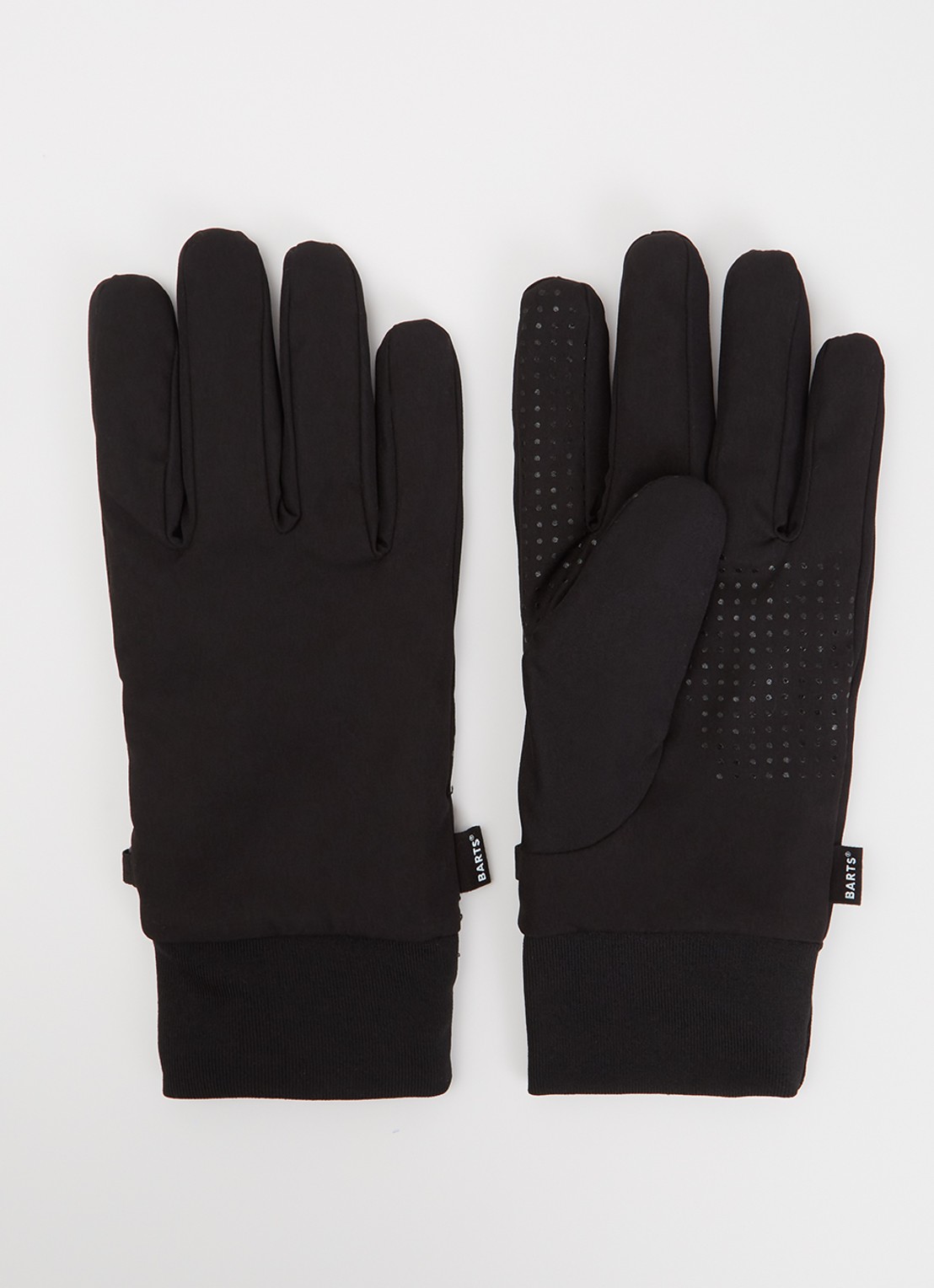 Barts Alitude handschoenen met anti-slip  - voorkant zwart
