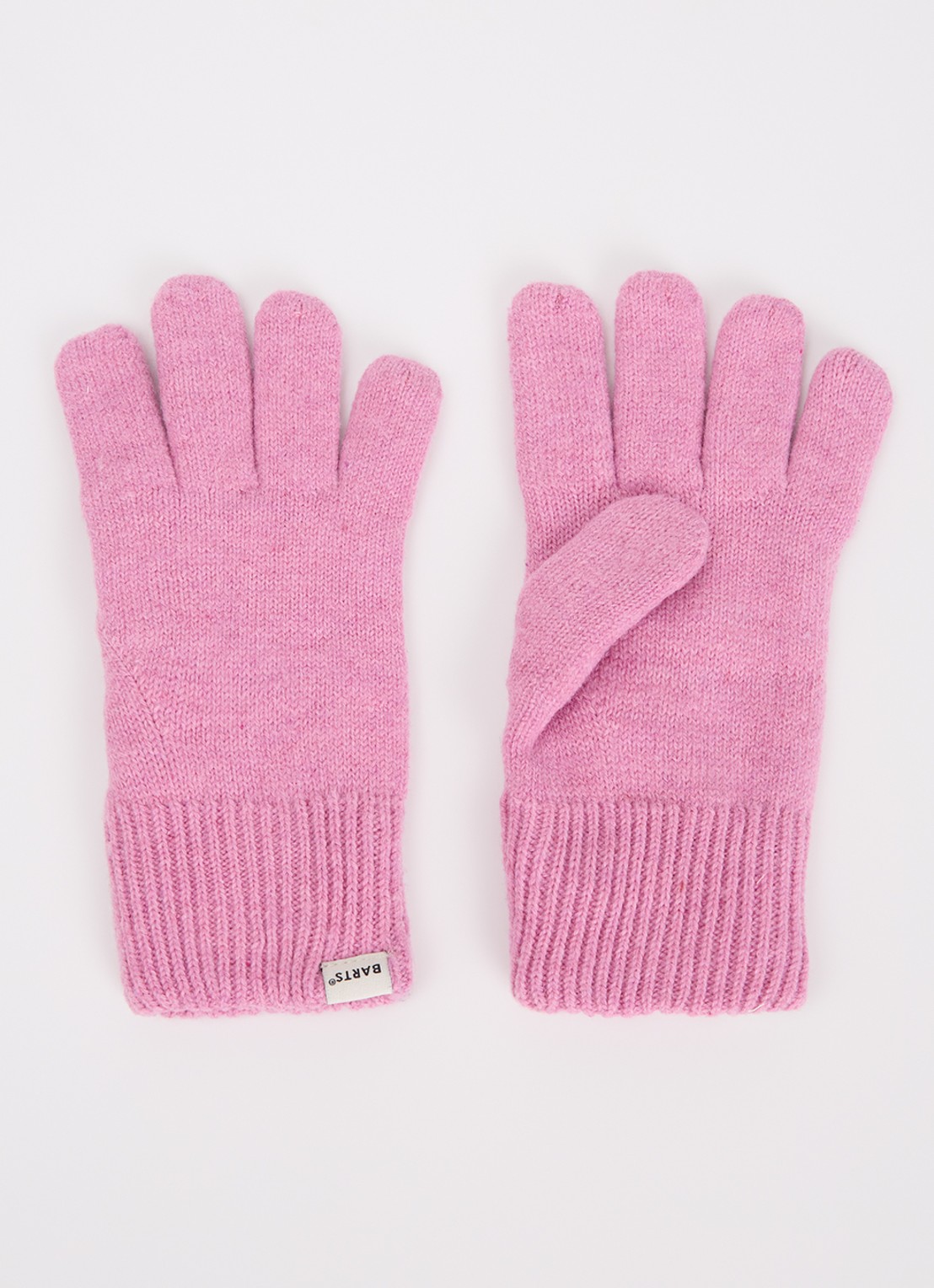 Barts Basalth handschoenen met logo - voorkant roze