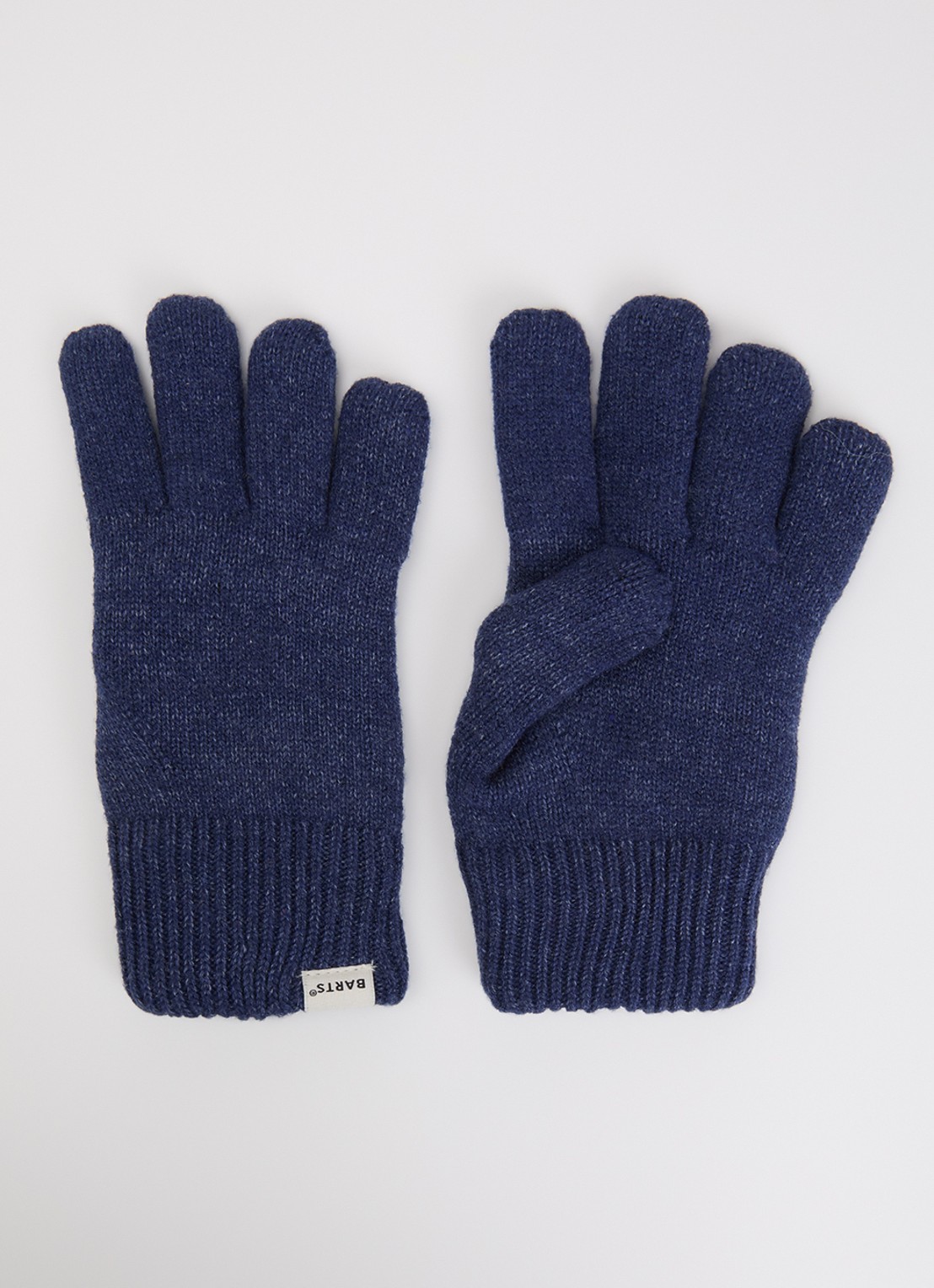 Barts Basalth handschoenen met logo - voorkant donkerblauw