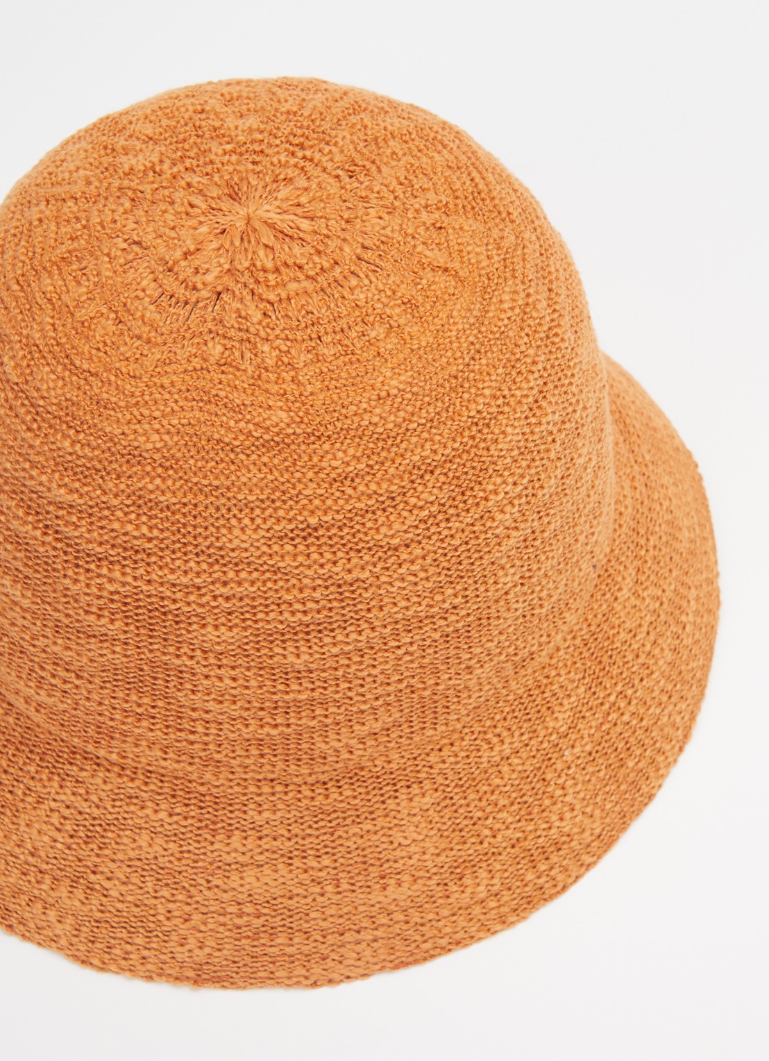 Barts Besary bucket hoed met logo - detail 2 donkeroranje