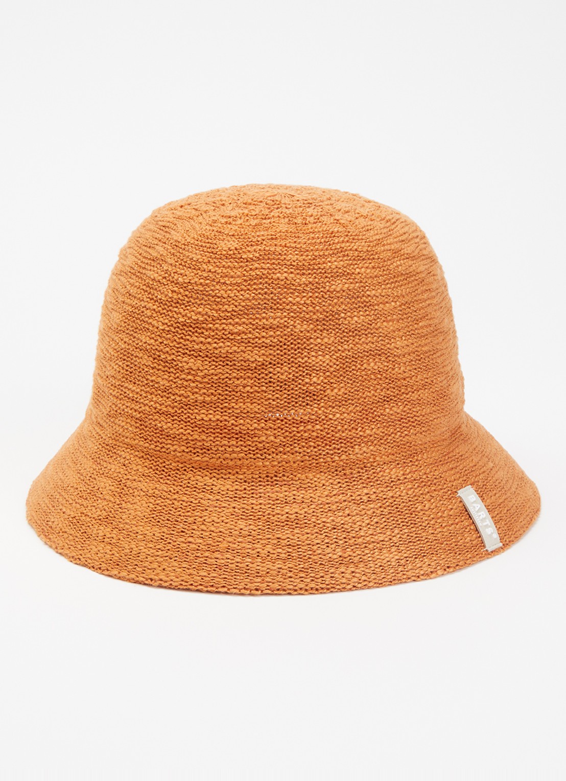 Barts Besary bucket hoed met logo - voorkant donkeroranje