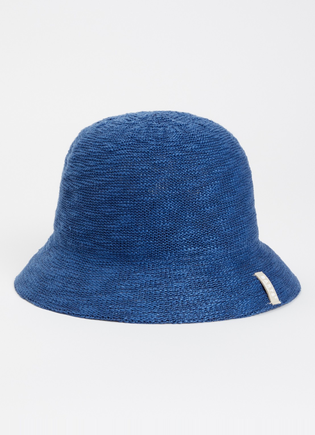 Barts Besary bucket hoed met logo - voorkant donkerblauw